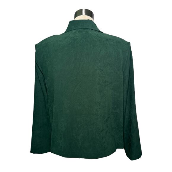 Briggs New York Emerald Green Jacket Petite Medium - Picture 2 of 4